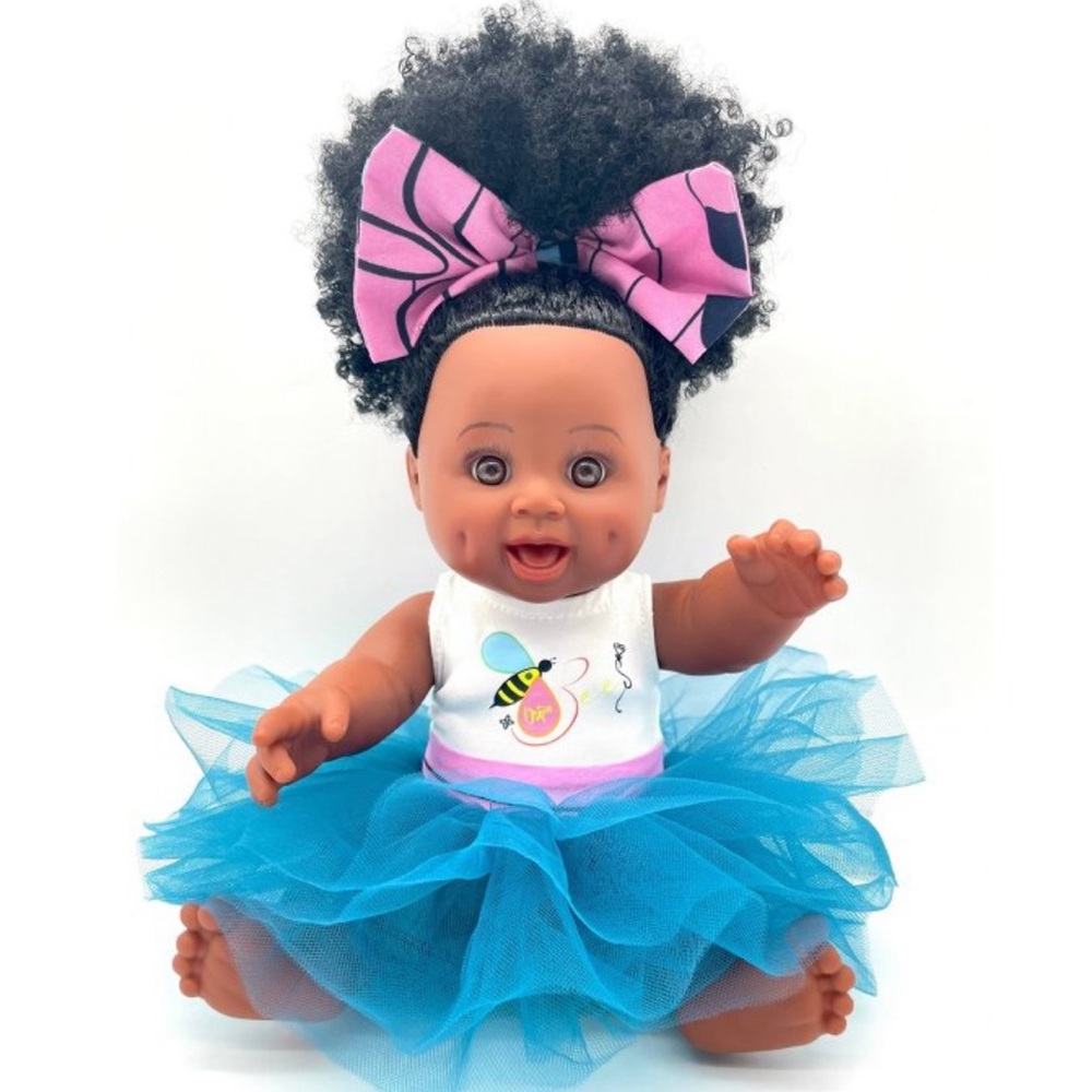 Orijin Bees Positively Puffy 12" Baby Bee
Doll - Black Hair with Brown Eyes - Picture 2 of 6